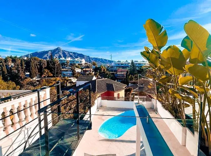 Luxury In Puerto Banus Panoramic Mountain And Sea Views With Private Pool 别墅 *