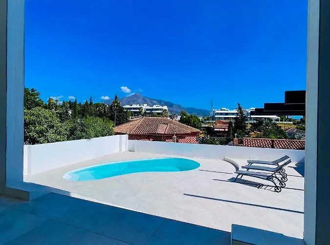 Luxury In Puerto Banus Panoramic Mountain And Sea Views With Private Pool * 马尔韦利亚
