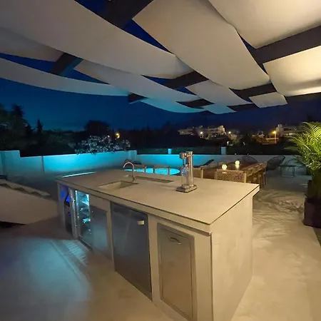 别墅 Luxury In Puerto Banus Panoramic Mountain And Sea Views With Private Pool 马尔韦利亚